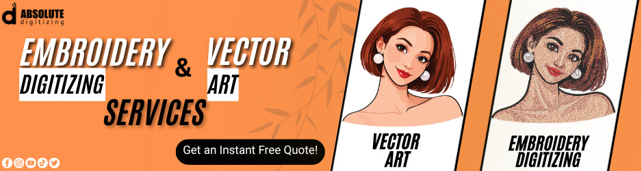Reliable embroidery digitizing and vector art services in USA