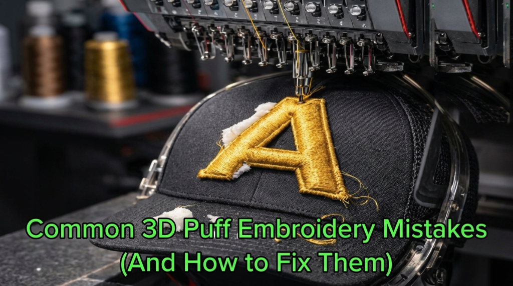 Pitfalls in 3D Puff Embroidery