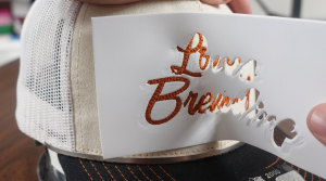 Remove Excess Foam From 3D Puff Embroidery Design