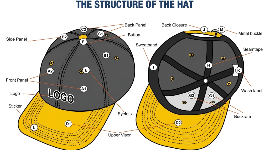 Custom Cap for Embroidery
