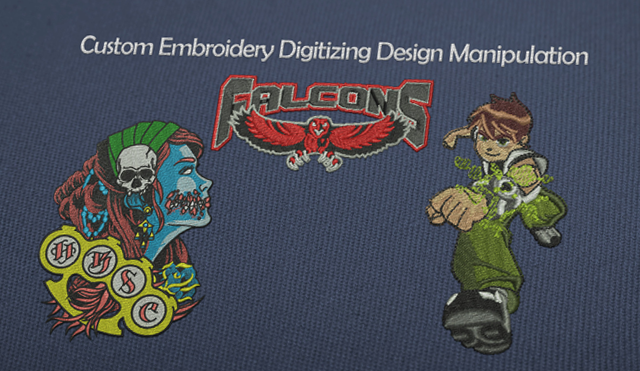 Custom Embroidery Digitizing Design Manipulation