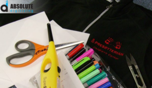 using markers in commercial machine embroidery