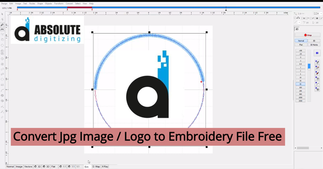 Convert Jpg Image or Logo to Embroidery File Free