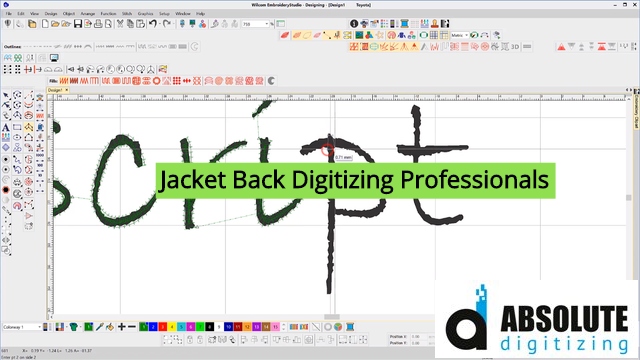 Jacket Back Digitizing Professionals