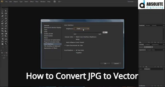 How to Convert JPG to Vector?