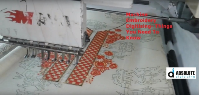Machine Embroidery Digitising