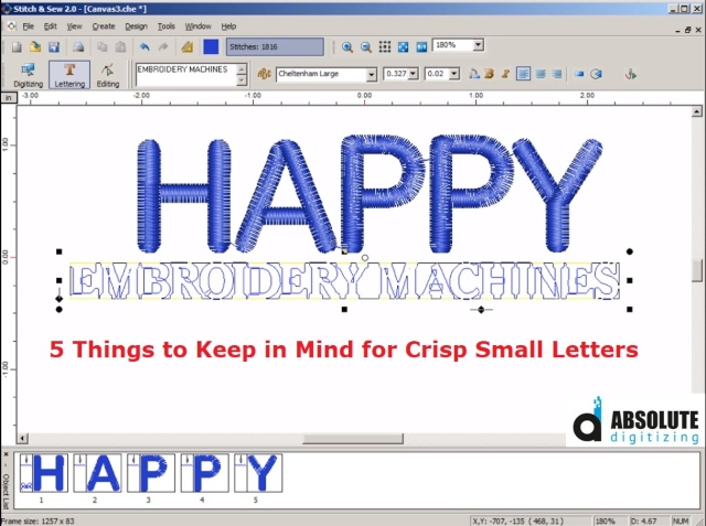 5 Things to Keep in Mind for Crisp Small Letters