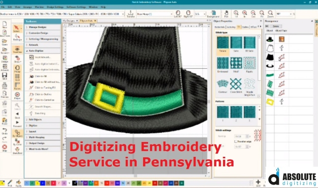 Digitizing Embroidery Service in Pennsylvania