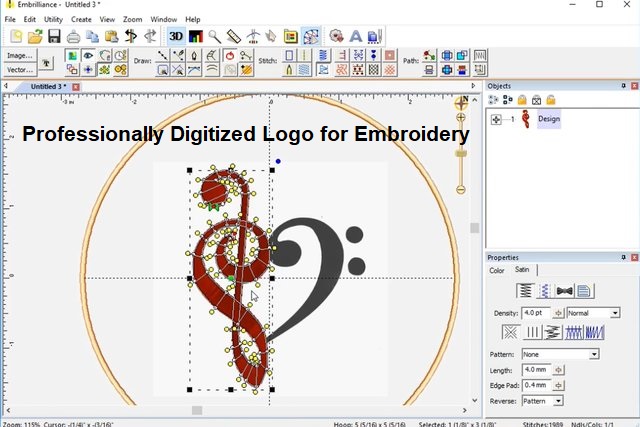 Digitized Logo for Embroidery – Just the Way You Wanted