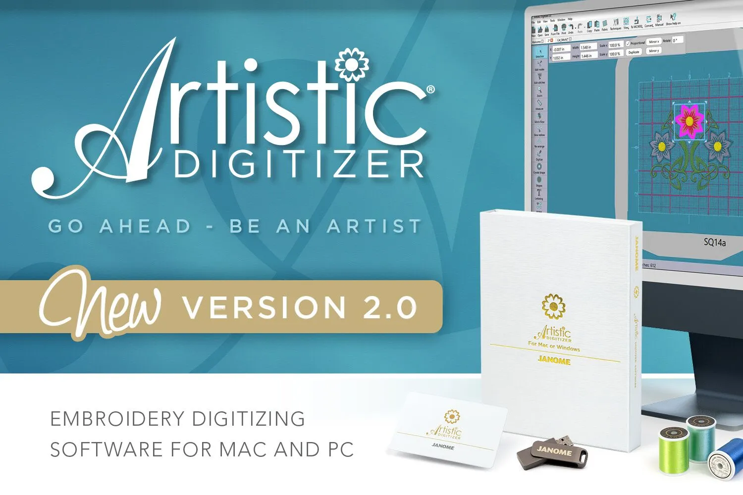 Janome Digitizer Software for JEF