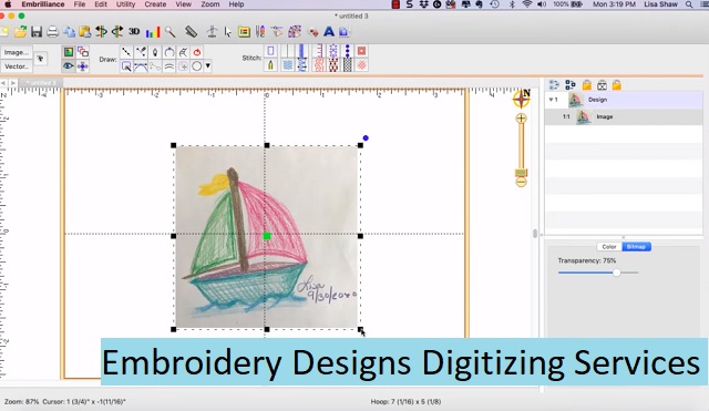 Embroidery Designs Digitizing Services