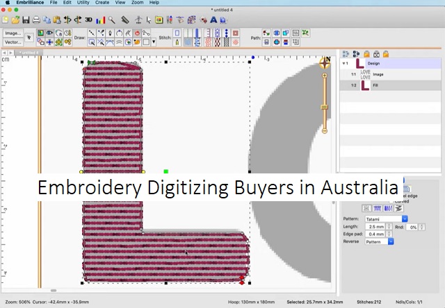 Embroidery Digitizing Buyers in Australia