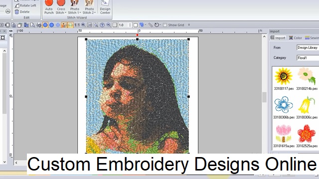Custom Embroidery Designs Online