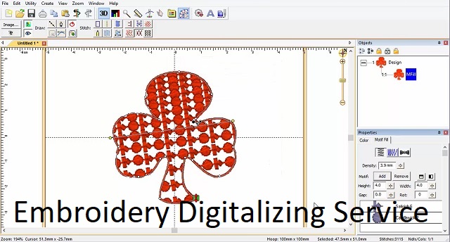 Embroidery Digitalizing Service