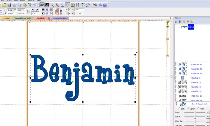 Embrilliance Essentials embroidery software lettering design