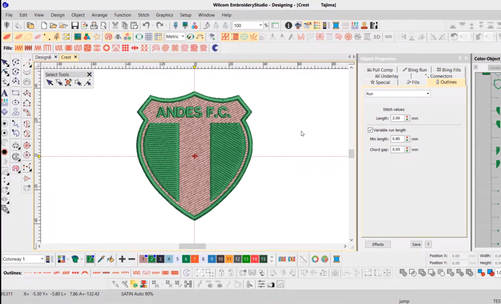 how to use Wilcom embroidery software