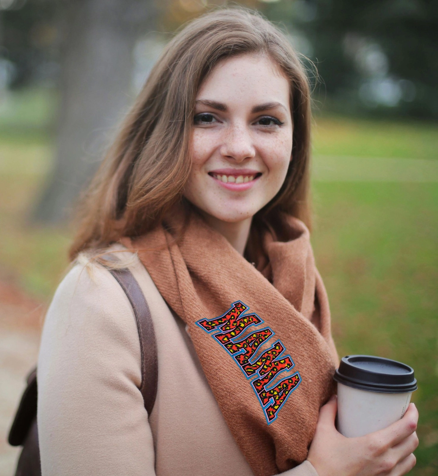 Scarf Applique Design