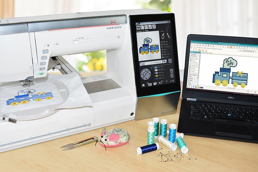 create bold designs with an embroidery machine