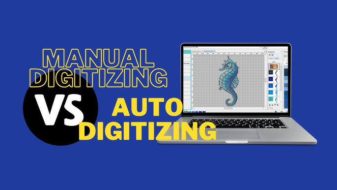 Manual vs Auto Digitizing Image