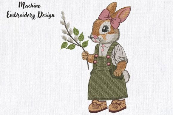 Easter Bunny Embroidery design