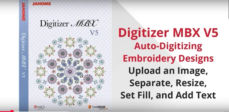 Janome Digitizer Auto Digitizing 