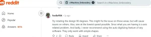 Reddit user's Screenshot about the shortcoming of auto digitizing 