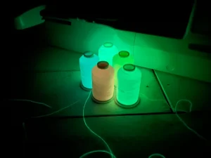Glow in the Dark Embroidery Material 