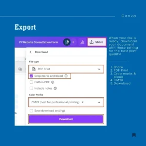 How to Export Print ready file