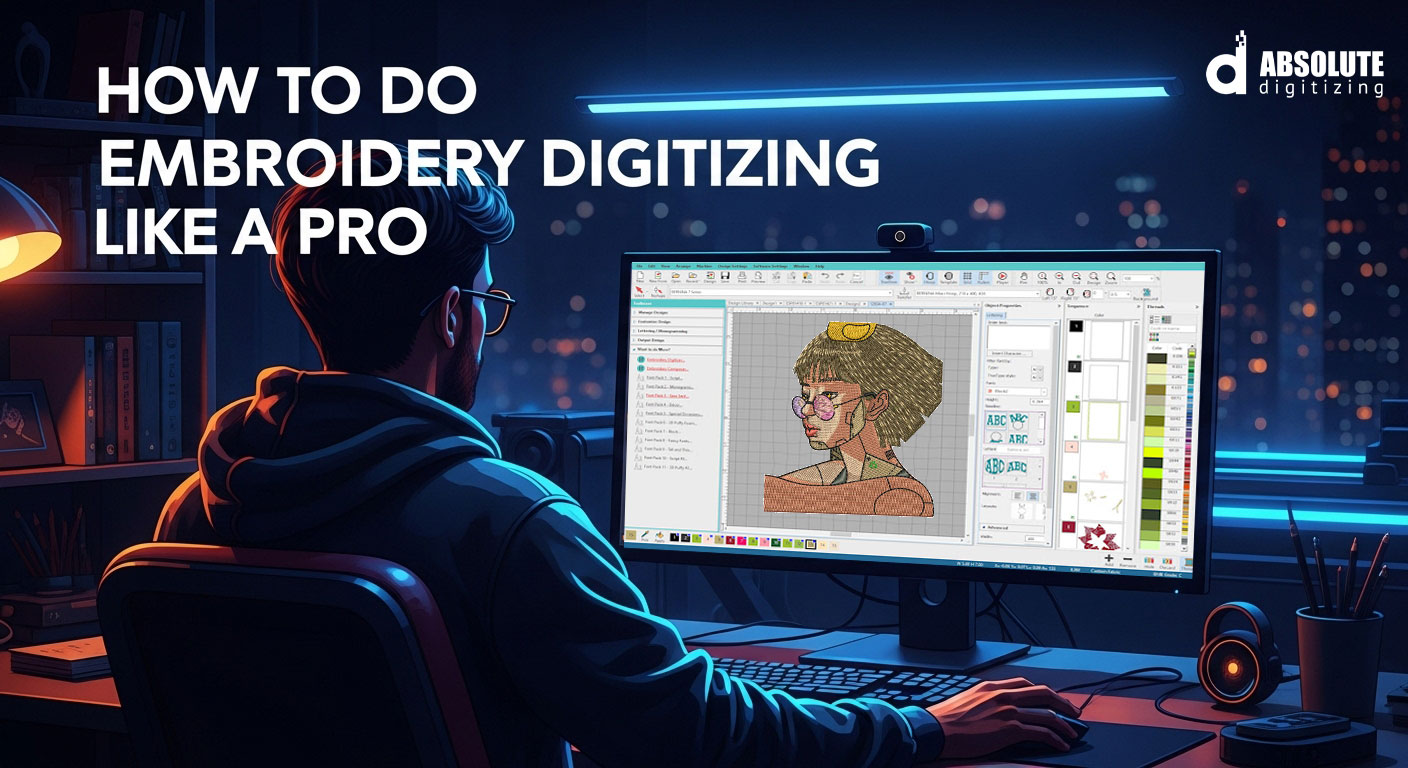 How to do Embroidery Digitizing like a Pro