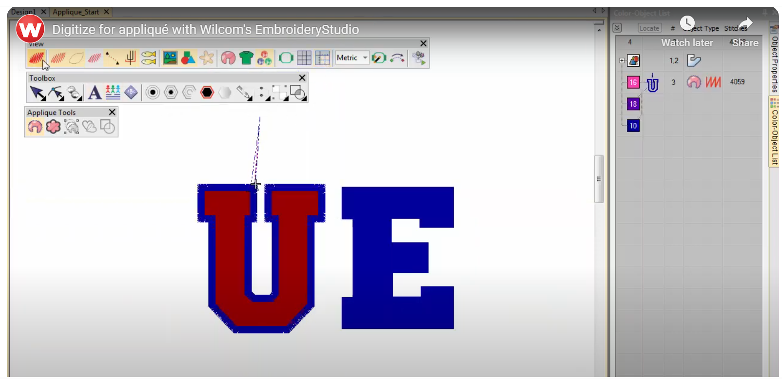 Wilcom APPLIQUE TOOL