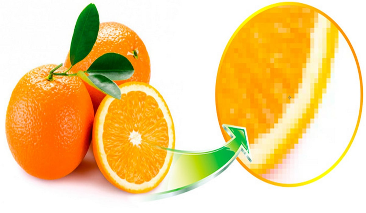 Raster images pixels