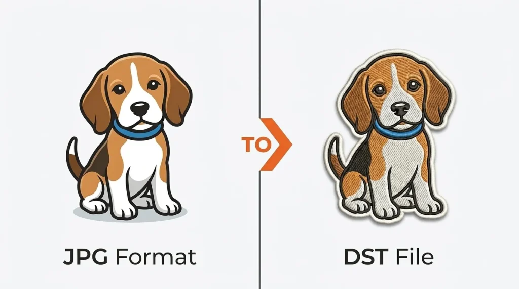 JPG to DST Conversion
