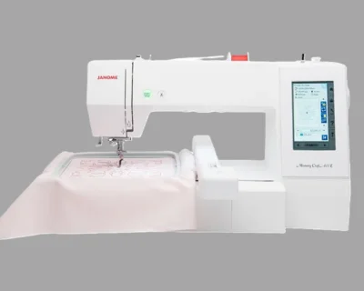 Janome Memory Craft 400E embroidery machine with large hoop Janome Memory Craft 400E embroidery machine with large hoop