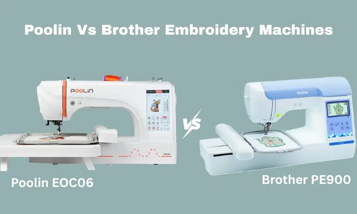 Brother vs Poolin embroidery machine. Brother vs Poolin embroidery machine.